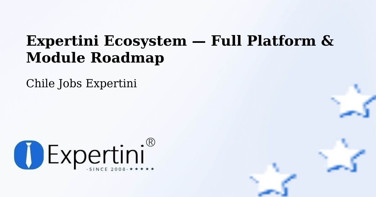 Expertini Ecosystem — Full Platform & Module Roadmap – Buin